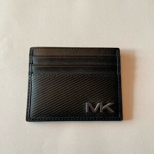 Michael Kors Black Varick Card Holder